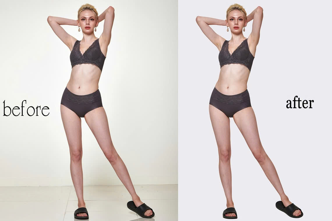 Before and after product editing 07